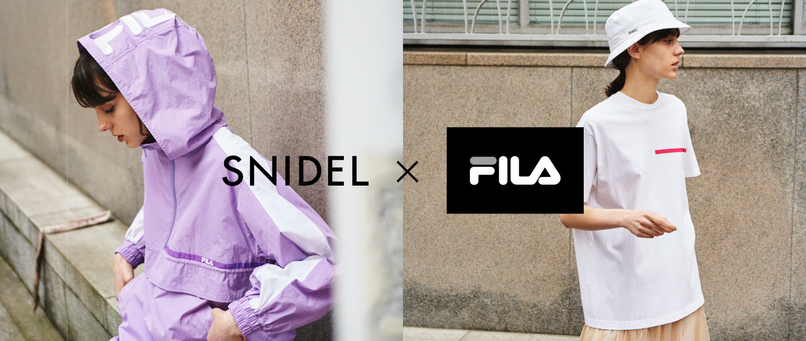 フェミニンかつスポーティな、SNIDEL×FILAのカプセルコレクション。